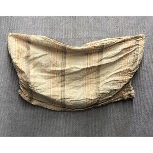 Divided H&M Halter Top L Striped Slouch Bust Zipper Back Summer Vacation Beach